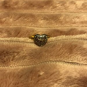 Juicy Couture Pave Heart Ring
